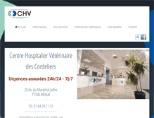 Tablet Screenshot of chvcordeliers.com